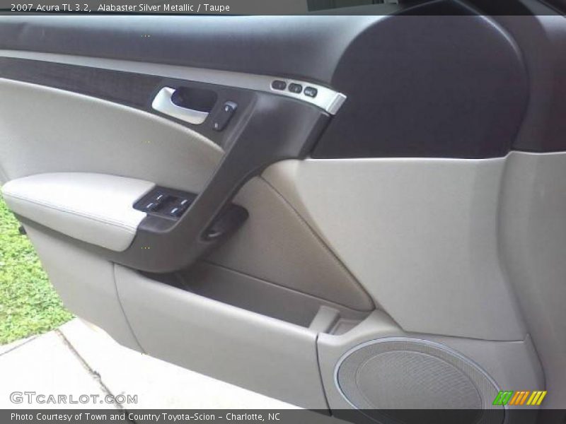 Alabaster Silver Metallic / Taupe 2007 Acura TL 3.2