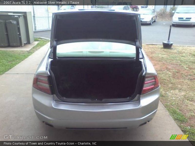 Alabaster Silver Metallic / Taupe 2007 Acura TL 3.2