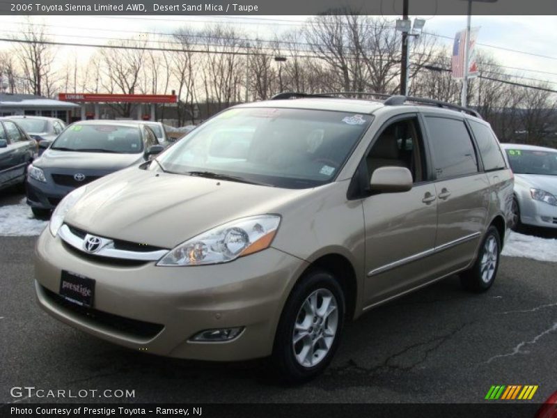 Desert Sand Mica / Taupe 2006 Toyota Sienna Limited AWD