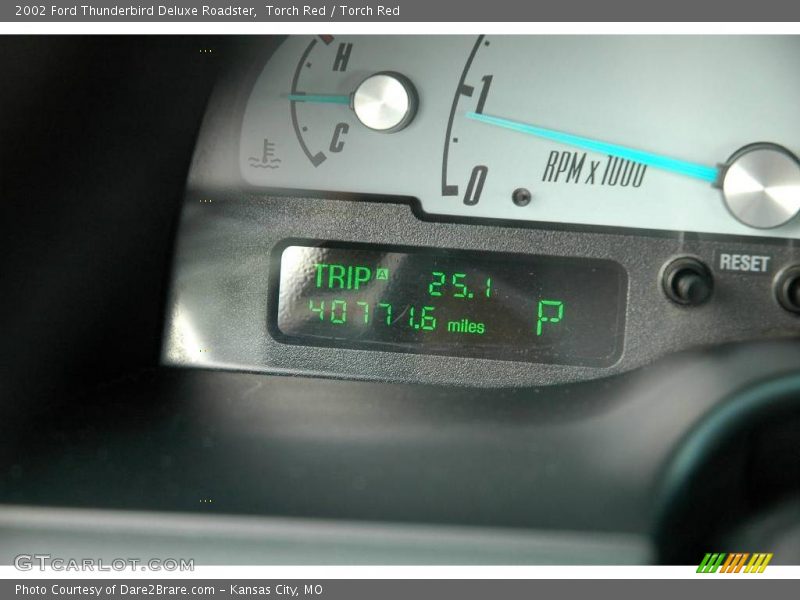 Torch Red / Torch Red 2002 Ford Thunderbird Deluxe Roadster