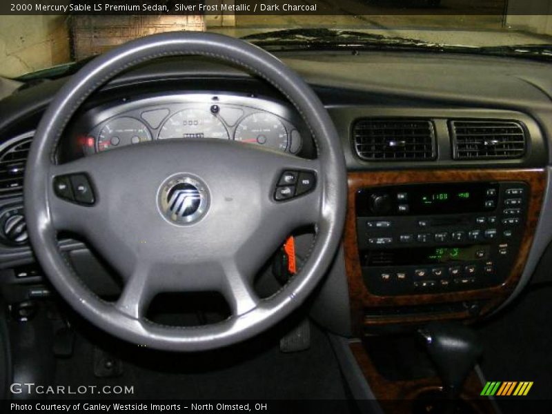 Silver Frost Metallic / Dark Charcoal 2000 Mercury Sable LS Premium Sedan
