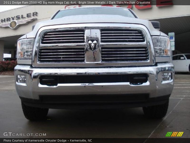 Bright Silver Metallic / Dark Slate/Medium Graystone 2011 Dodge Ram 2500 HD Big Horn Mega Cab 4x4