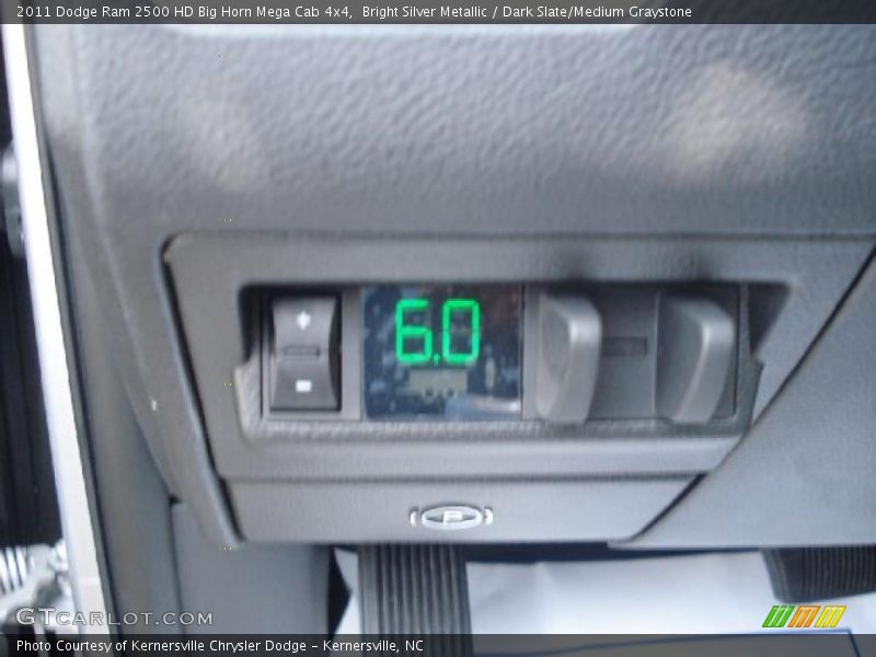 Bright Silver Metallic / Dark Slate/Medium Graystone 2011 Dodge Ram 2500 HD Big Horn Mega Cab 4x4