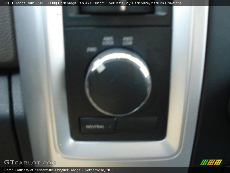 Bright Silver Metallic / Dark Slate/Medium Graystone 2011 Dodge Ram 2500 HD Big Horn Mega Cab 4x4