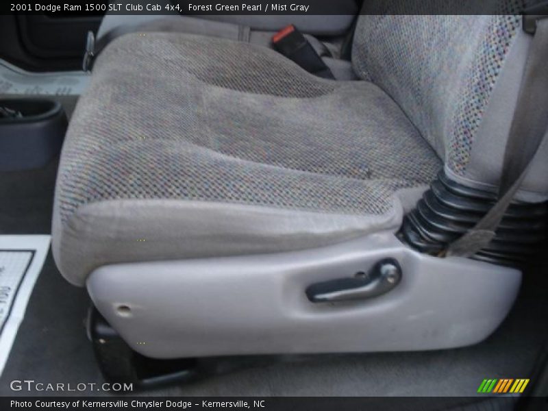 Forest Green Pearl / Mist Gray 2001 Dodge Ram 1500 SLT Club Cab 4x4