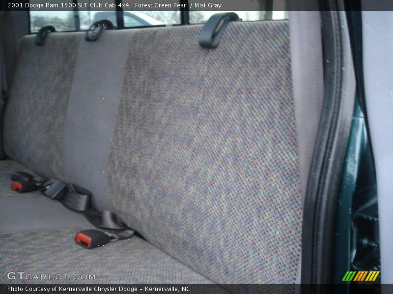 Forest Green Pearl / Mist Gray 2001 Dodge Ram 1500 SLT Club Cab 4x4