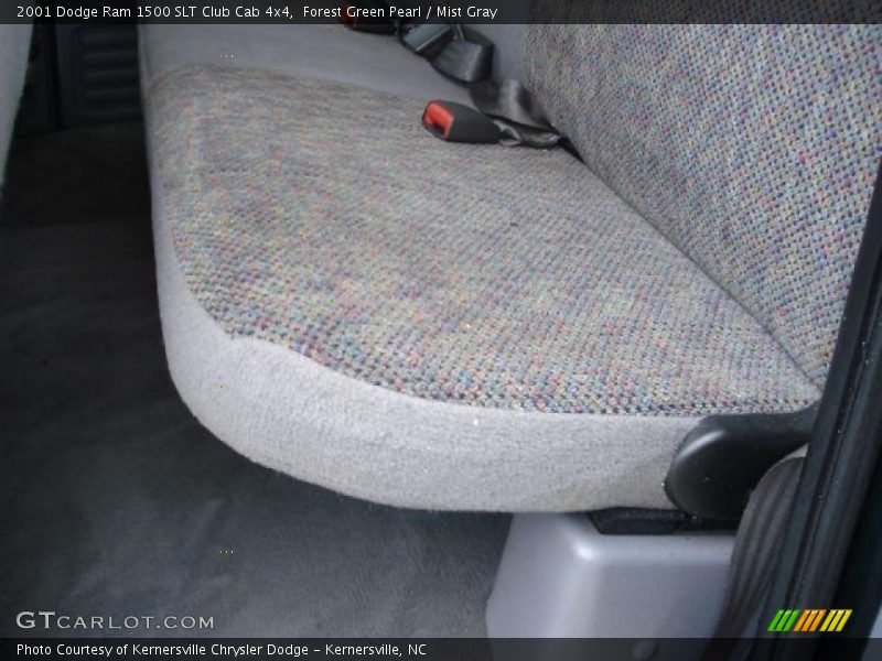 Forest Green Pearl / Mist Gray 2001 Dodge Ram 1500 SLT Club Cab 4x4