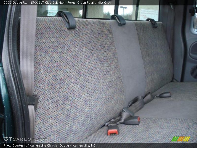 Forest Green Pearl / Mist Gray 2001 Dodge Ram 1500 SLT Club Cab 4x4
