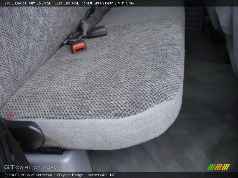 Forest Green Pearl / Mist Gray 2001 Dodge Ram 1500 SLT Club Cab 4x4