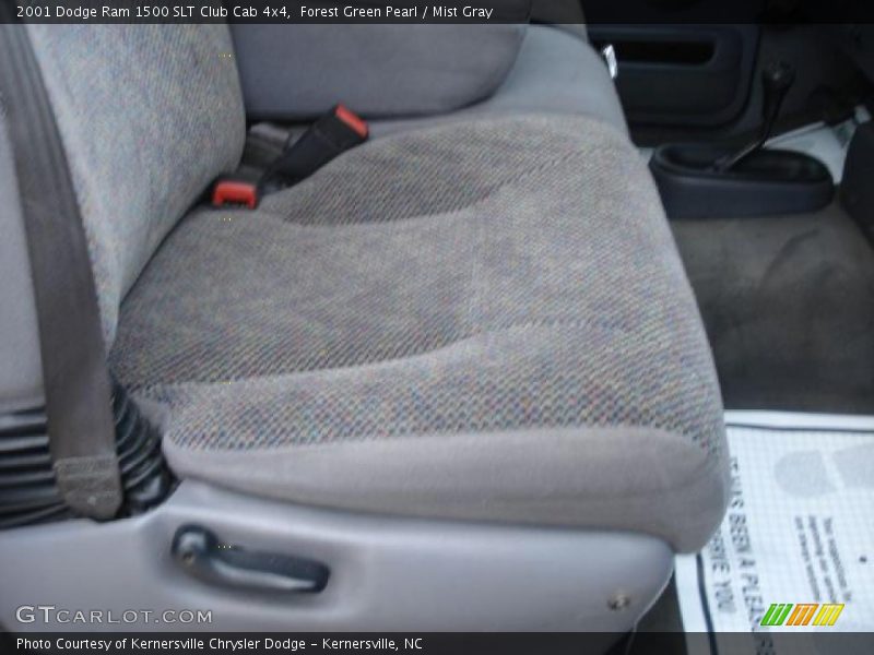 Forest Green Pearl / Mist Gray 2001 Dodge Ram 1500 SLT Club Cab 4x4