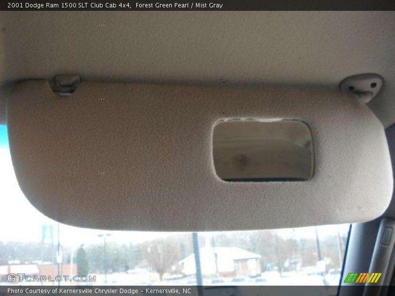 Forest Green Pearl / Mist Gray 2001 Dodge Ram 1500 SLT Club Cab 4x4