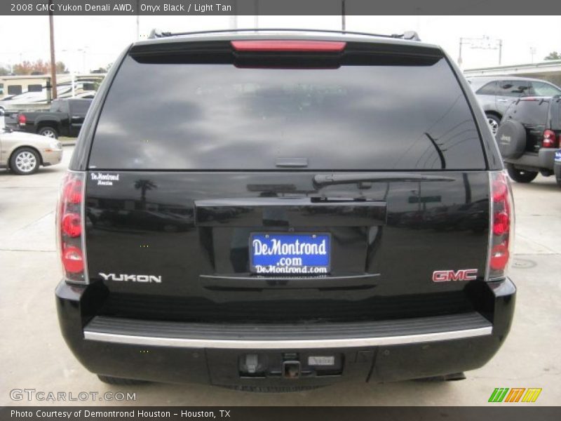Onyx Black / Light Tan 2008 GMC Yukon Denali AWD