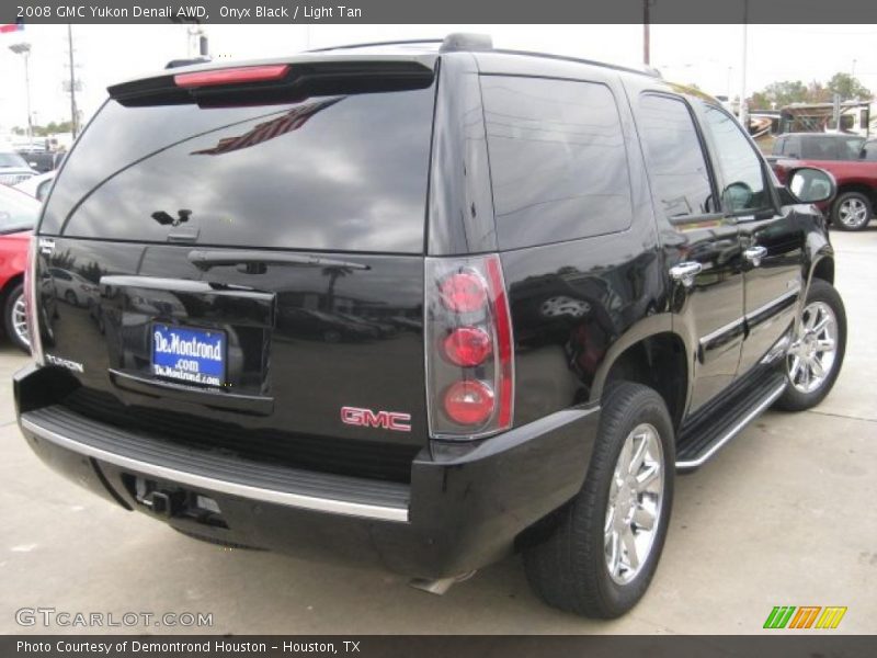 Onyx Black / Light Tan 2008 GMC Yukon Denali AWD