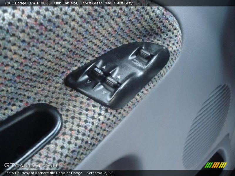 Forest Green Pearl / Mist Gray 2001 Dodge Ram 1500 SLT Club Cab 4x4