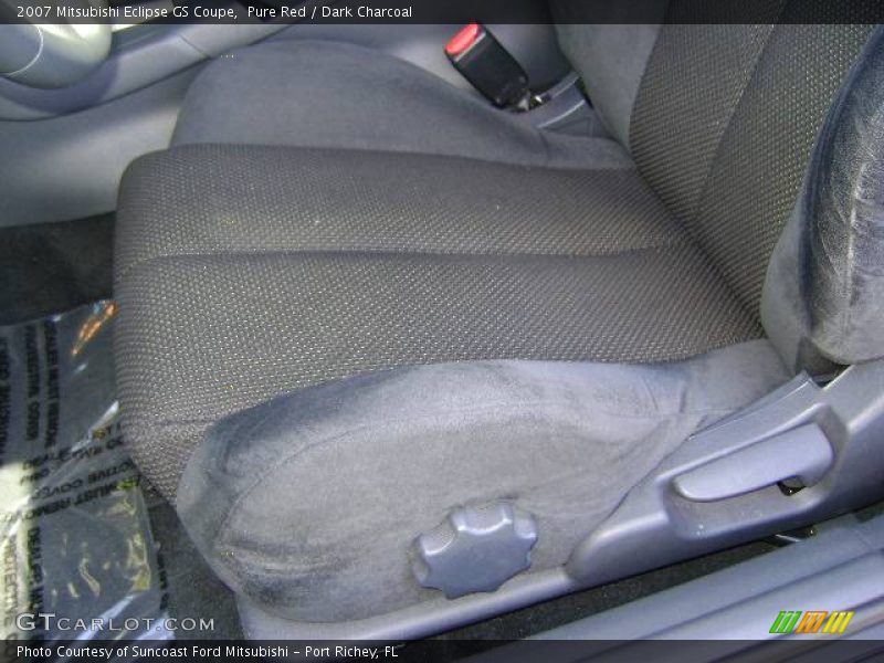 Pure Red / Dark Charcoal 2007 Mitsubishi Eclipse GS Coupe