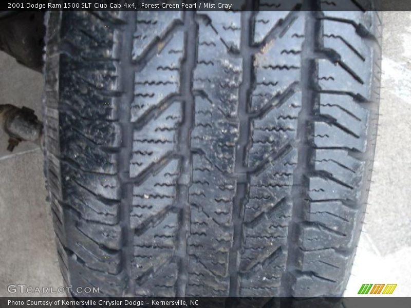 Forest Green Pearl / Mist Gray 2001 Dodge Ram 1500 SLT Club Cab 4x4