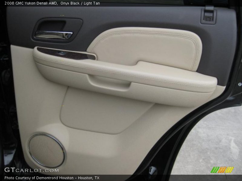 Onyx Black / Light Tan 2008 GMC Yukon Denali AWD