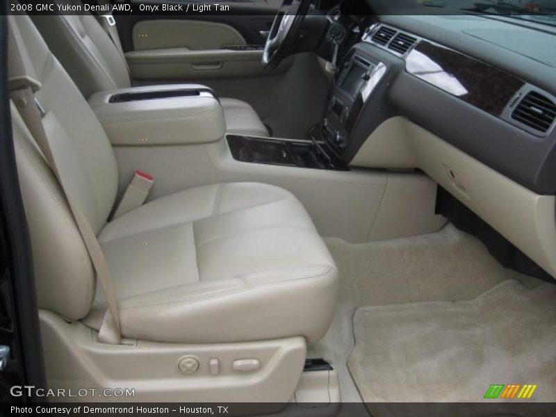 Onyx Black / Light Tan 2008 GMC Yukon Denali AWD