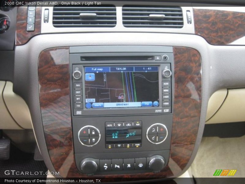 Onyx Black / Light Tan 2008 GMC Yukon Denali AWD