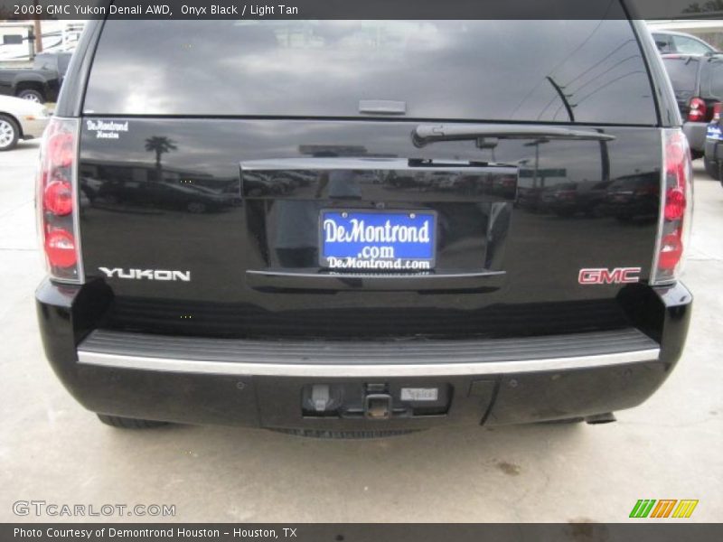 Onyx Black / Light Tan 2008 GMC Yukon Denali AWD