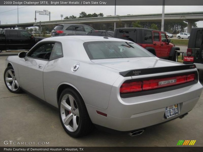 Bright Silver Metallic / Dark Slate Gray 2009 Dodge Challenger SRT8