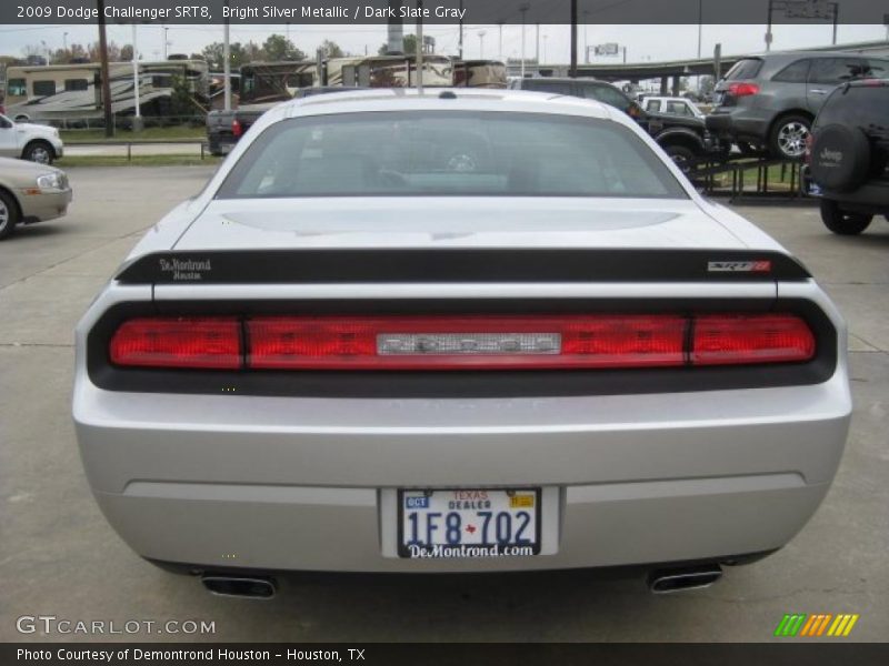 Bright Silver Metallic / Dark Slate Gray 2009 Dodge Challenger SRT8