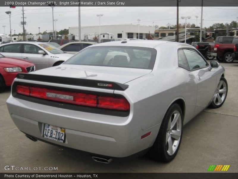 Bright Silver Metallic / Dark Slate Gray 2009 Dodge Challenger SRT8