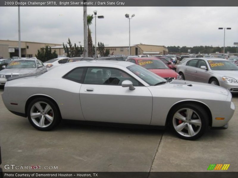 Bright Silver Metallic / Dark Slate Gray 2009 Dodge Challenger SRT8