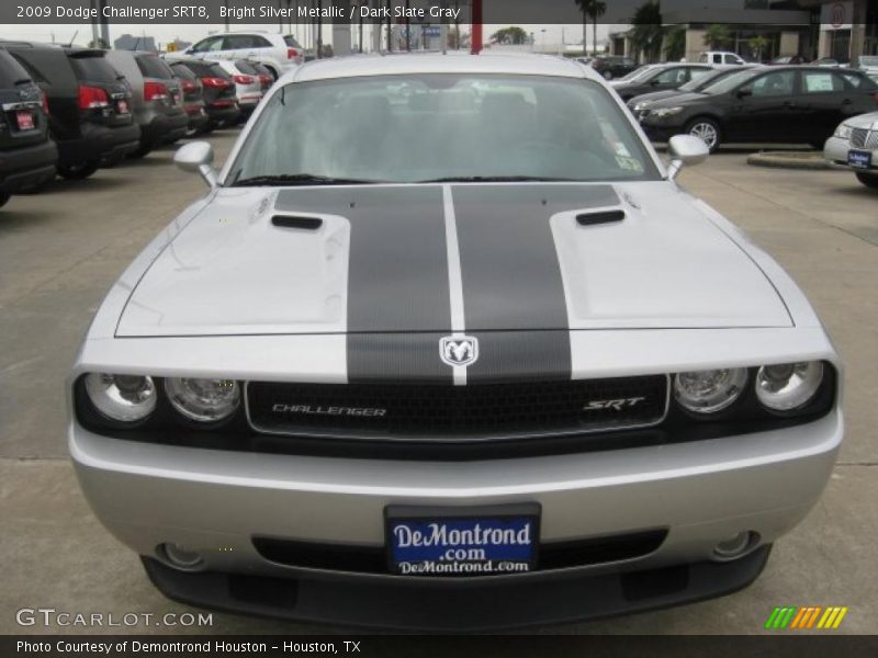 Bright Silver Metallic / Dark Slate Gray 2009 Dodge Challenger SRT8