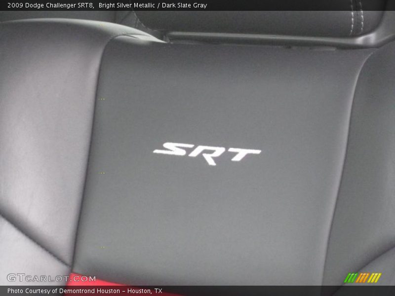 Bright Silver Metallic / Dark Slate Gray 2009 Dodge Challenger SRT8