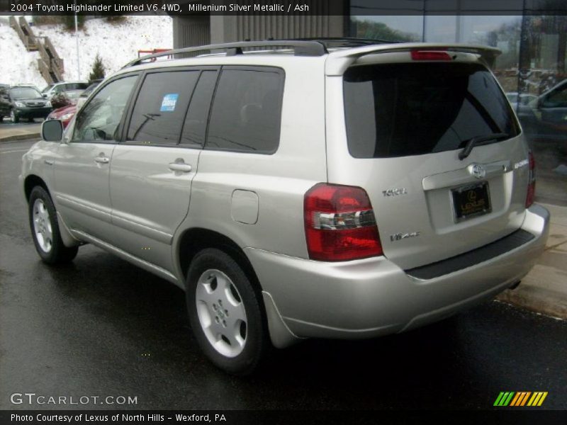 Millenium Silver Metallic / Ash 2004 Toyota Highlander Limited V6 4WD
