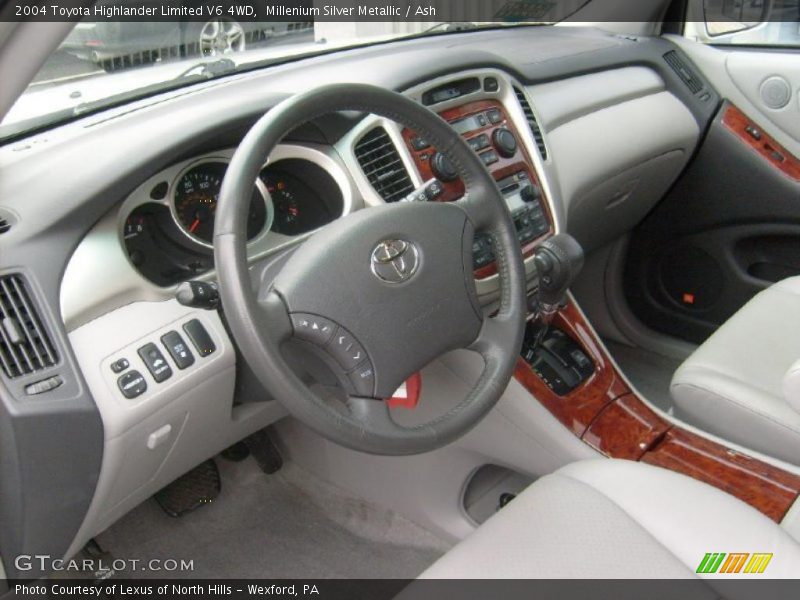 Millenium Silver Metallic / Ash 2004 Toyota Highlander Limited V6 4WD