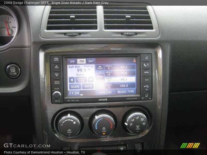 Bright Silver Metallic / Dark Slate Gray 2009 Dodge Challenger SRT8