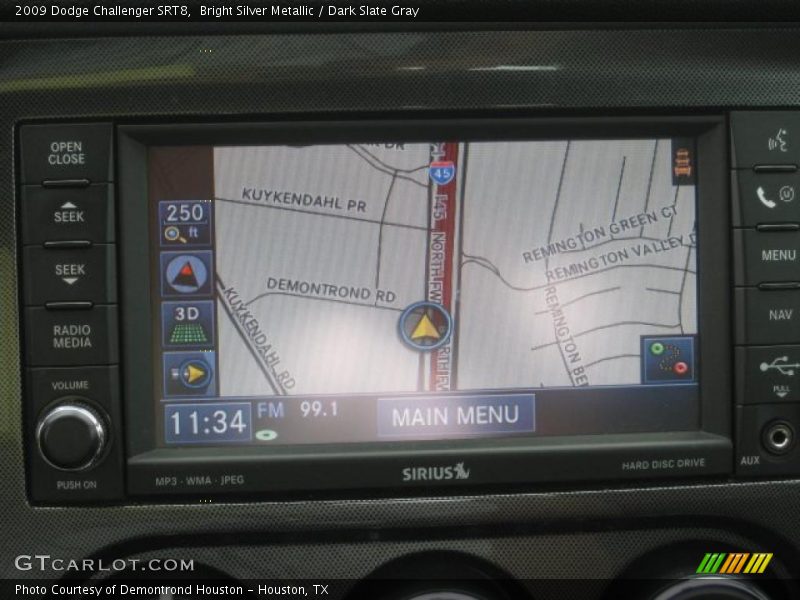 Bright Silver Metallic / Dark Slate Gray 2009 Dodge Challenger SRT8