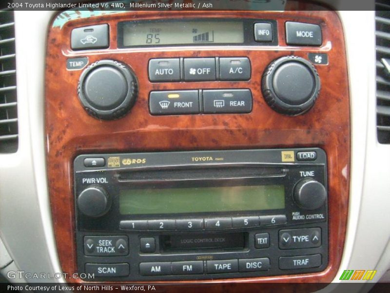Millenium Silver Metallic / Ash 2004 Toyota Highlander Limited V6 4WD