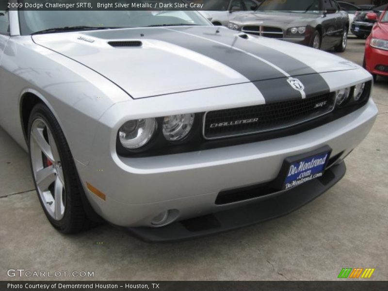 Bright Silver Metallic / Dark Slate Gray 2009 Dodge Challenger SRT8