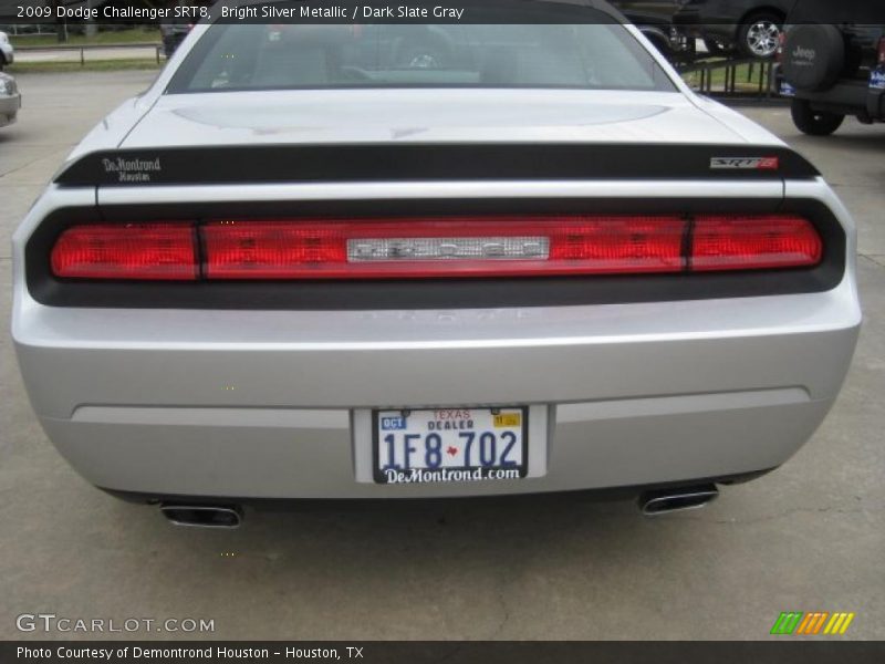Bright Silver Metallic / Dark Slate Gray 2009 Dodge Challenger SRT8