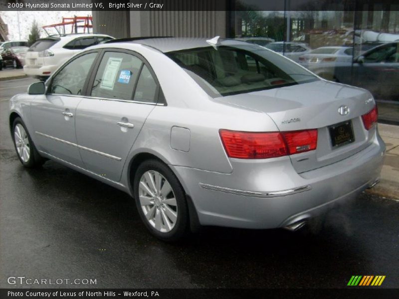 Bright Silver / Gray 2009 Hyundai Sonata Limited V6