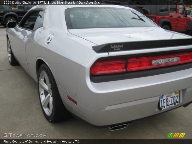Bright Silver Metallic / Dark Slate Gray 2009 Dodge Challenger SRT8