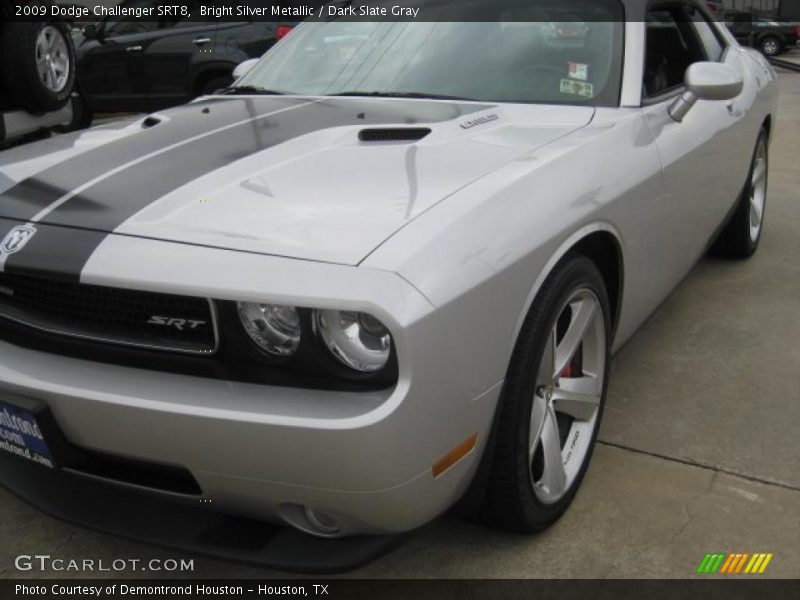 Bright Silver Metallic / Dark Slate Gray 2009 Dodge Challenger SRT8