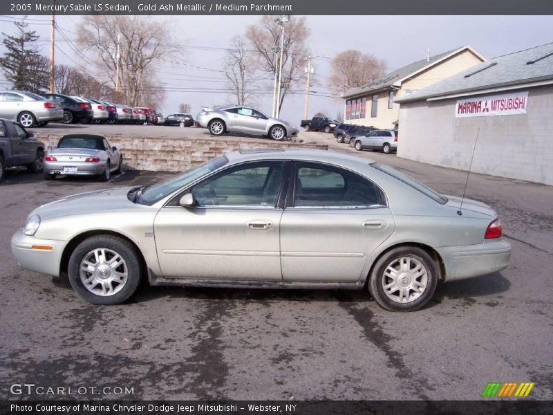 Gold Ash Metallic / Medium Parchment 2005 Mercury Sable LS Sedan