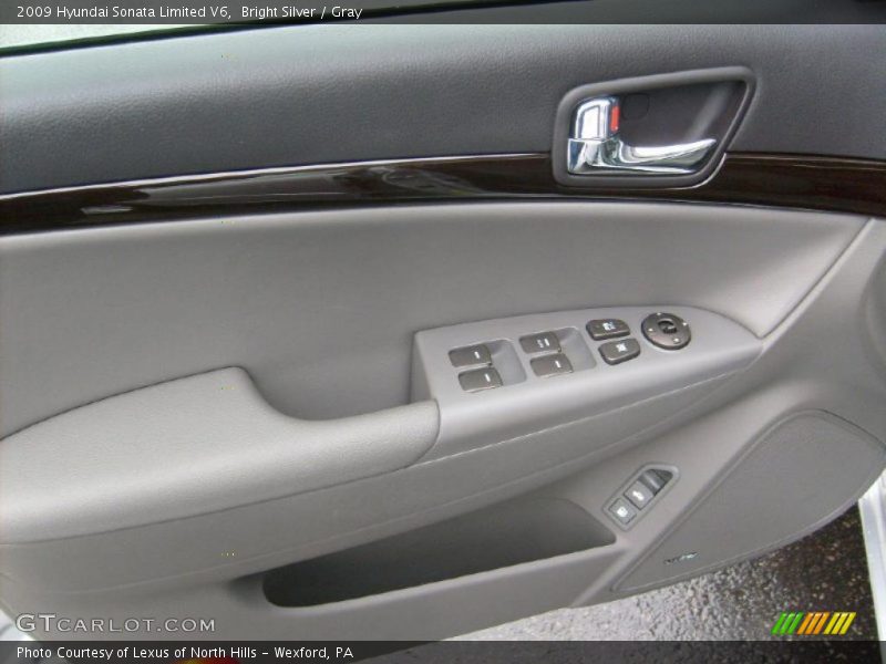 Bright Silver / Gray 2009 Hyundai Sonata Limited V6