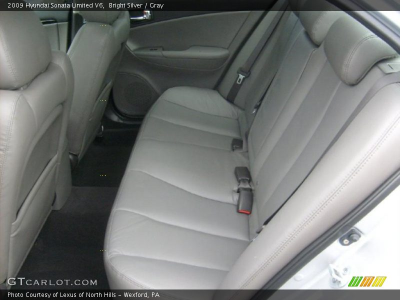 Bright Silver / Gray 2009 Hyundai Sonata Limited V6