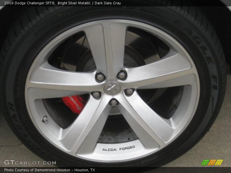 Bright Silver Metallic / Dark Slate Gray 2009 Dodge Challenger SRT8