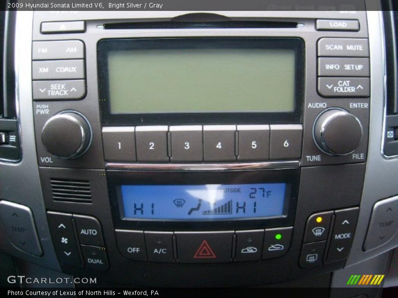 Bright Silver / Gray 2009 Hyundai Sonata Limited V6