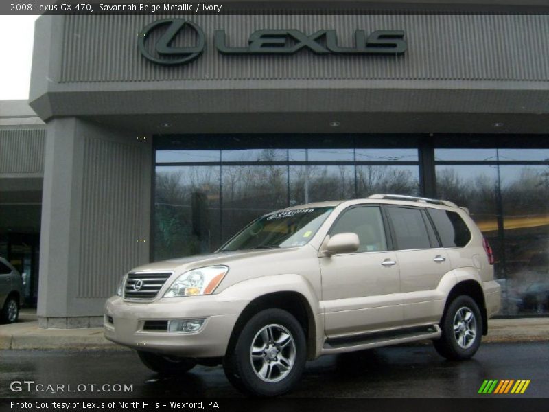 Savannah Beige Metallic / Ivory 2008 Lexus GX 470