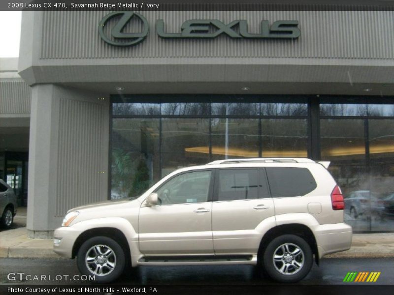 Savannah Beige Metallic / Ivory 2008 Lexus GX 470
