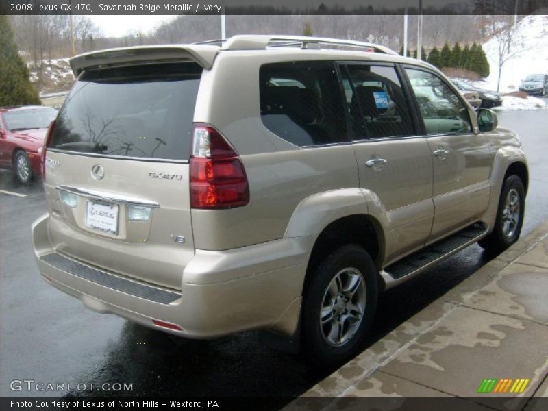 Savannah Beige Metallic / Ivory 2008 Lexus GX 470