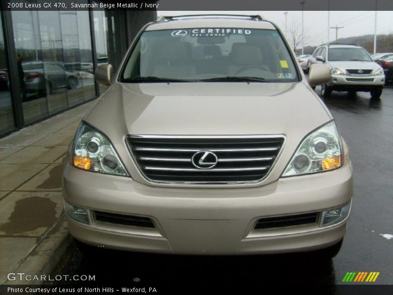 Savannah Beige Metallic / Ivory 2008 Lexus GX 470