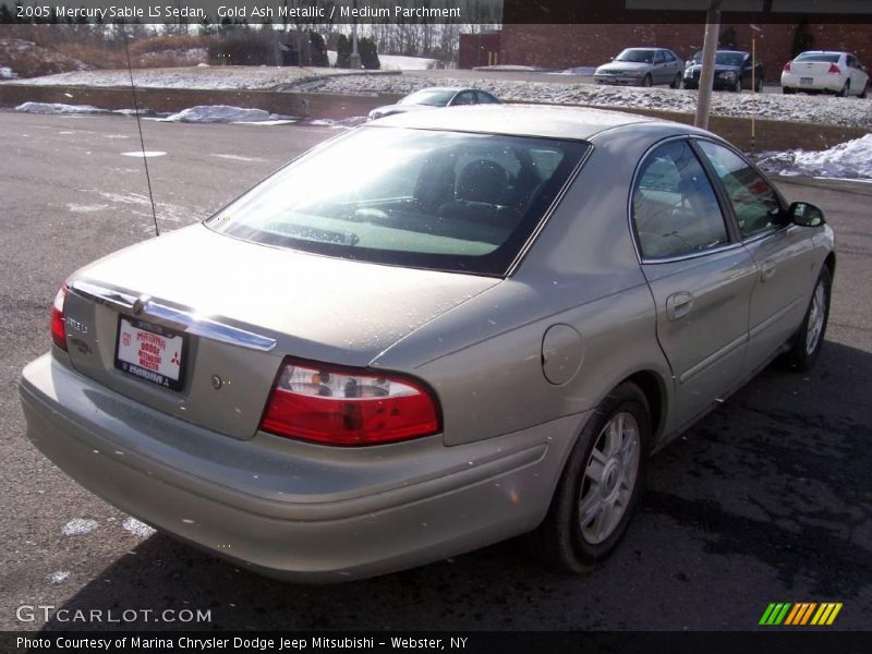 Gold Ash Metallic / Medium Parchment 2005 Mercury Sable LS Sedan